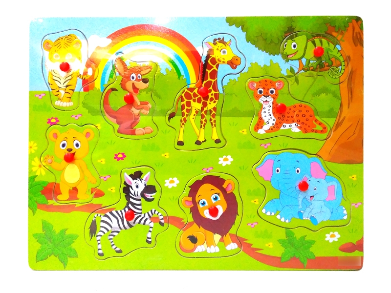 WOODEN PUZZLE 9PCS - HP1131400