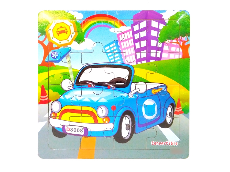 WOODEN PUZZLE 16PCS - HP1131405