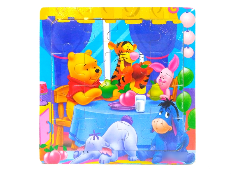 WOODEN PUZZLE 16PCS - HP1131425