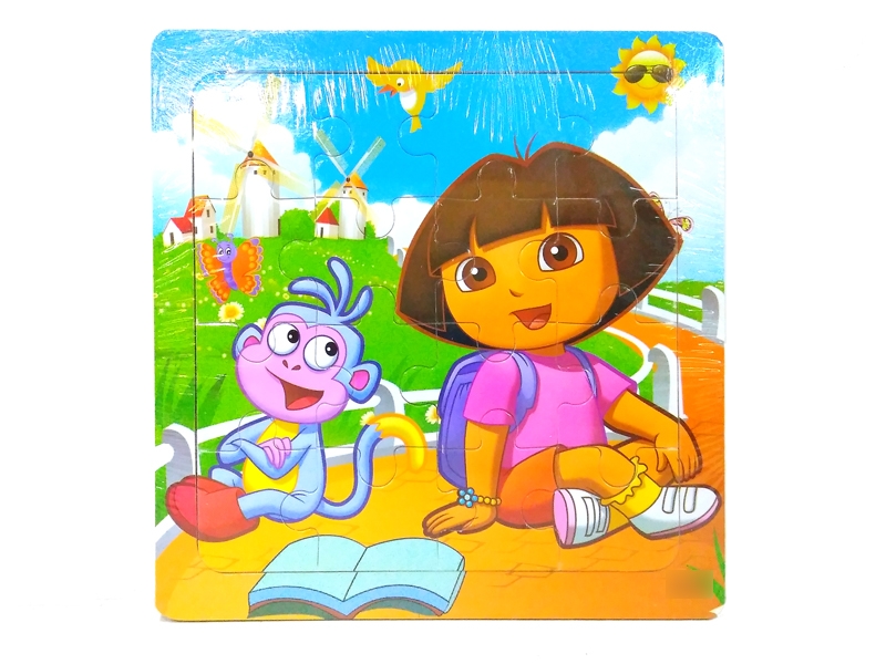 WOODEN PUZZLE 16PCS - HP1131427