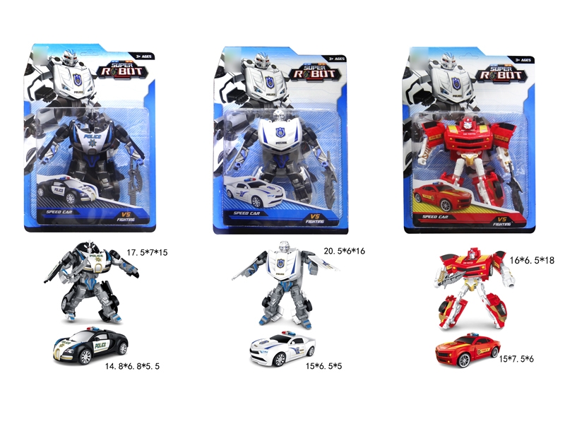 TRANSFORMER CAR,RED/WHITE/BLACK,3ASST - HP1131572
