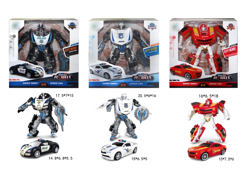 TRANSFORMER CAR,RED/WHITE/BLACK,3ASST - HP1131575