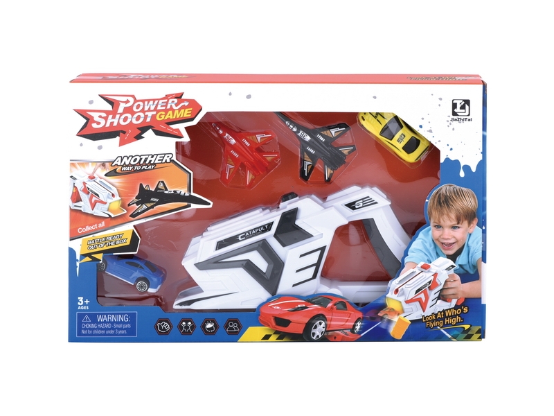 PRESS & GO SHOOTING GAME W/2 CARS & 2 PLANES - HP1132546