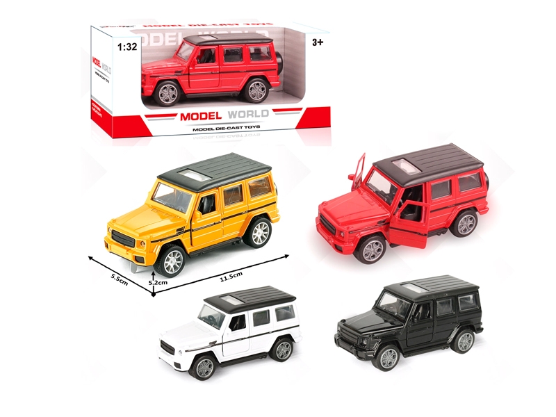 PULL BACK DIE CAST CAR  RED/YELLOW/BLACK/WHITE - HP1132770