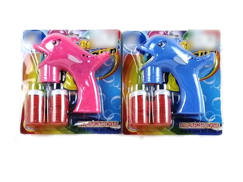 FRICTION BUBBLE GUN,RED/BLUE - HP1133279