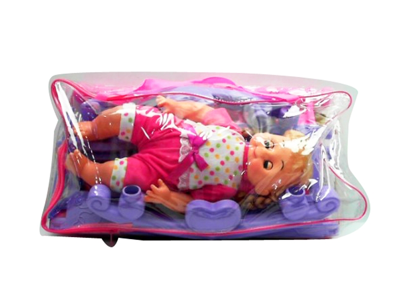 BABY BED W/DOLL & IC - HP1133621