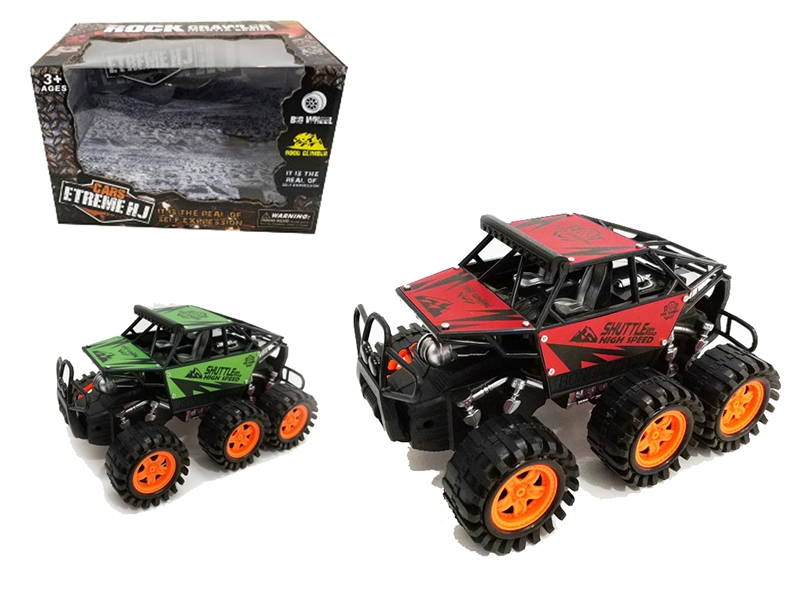 FRICTION DIE CAST CAR RED/GREEN - HP1133629