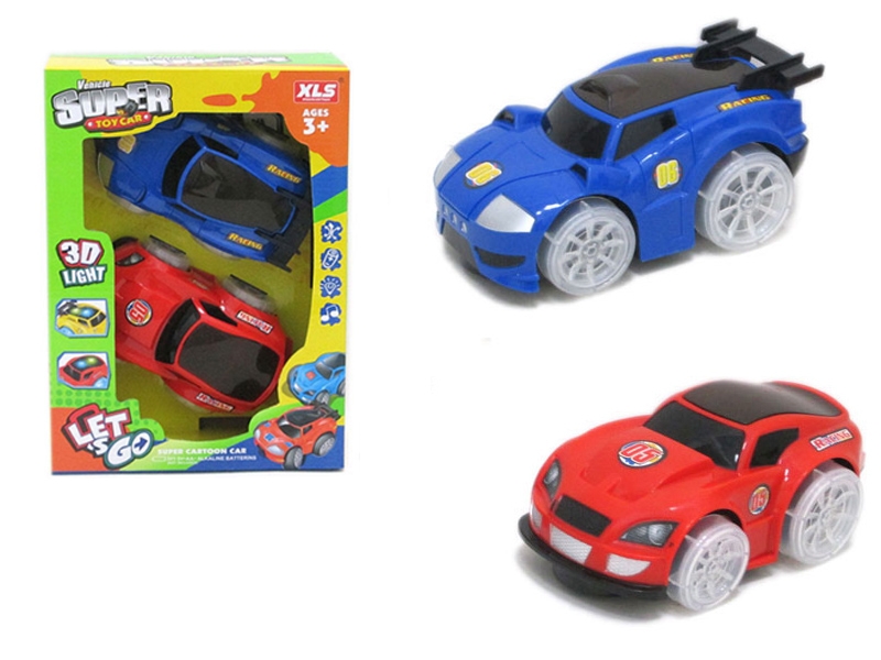 B/O BUMP & GO CAR W/LIGHT, 2 CARS - HP1134270