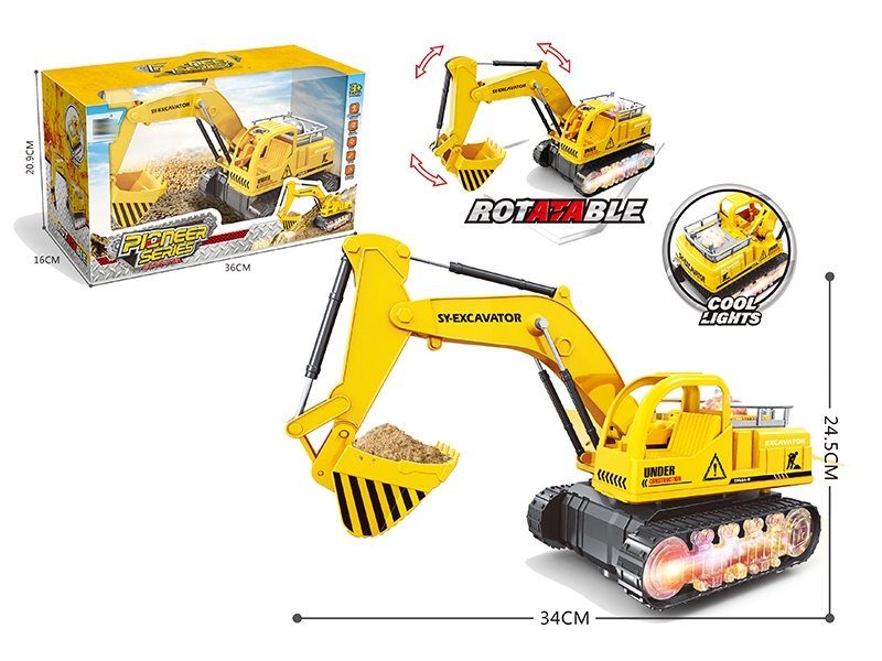 B/O BUMP & GO  CONSTRUCTION CAR W/5 LIGTHS - HP1134364