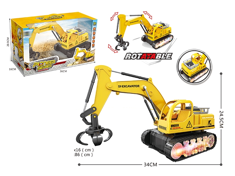 B/O BUMP & GO  CONSTRUCTION CAR W/2 LIGTHS - HP1134366