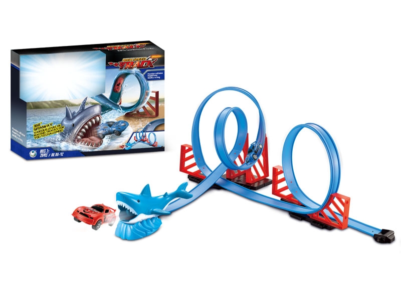 RACING TRACK SET W/PULL BACK CAR - HP1134657