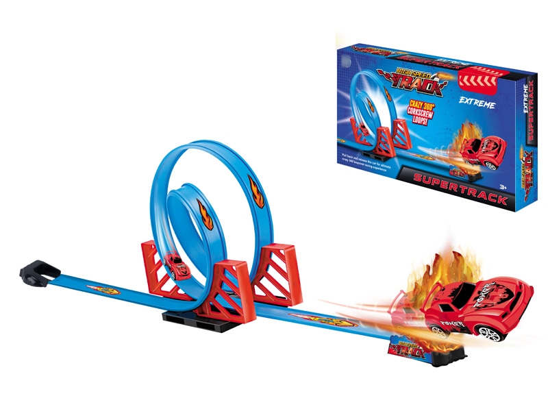 RACING TRACK SET W/PULL BACK CAR - HP1134658