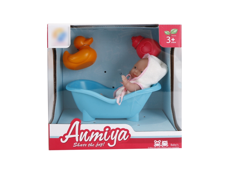 12CM RUBBER DOLL W/ACCESSORIES - HP1134835