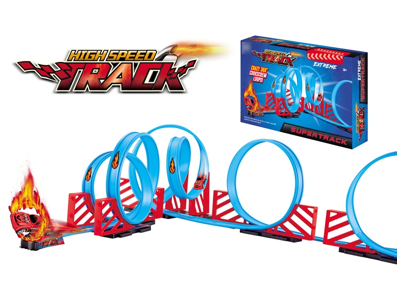 RACING TRACK SET W/PULL BACK CAR 2PCS - HP1134898