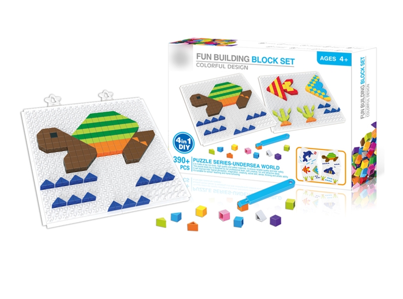 BUILDING BLOCK PUZZLE 390+PCS - HP1134999