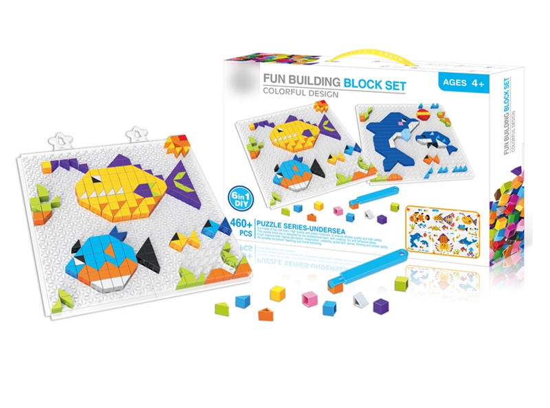 BUILDING BLOCK PUZZLE 460+PCS - HP1135004