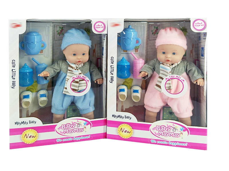36CM CONTTON BODY DOLL W/6 SOUNDS IC & W/ACCESSORIES - HP1135210