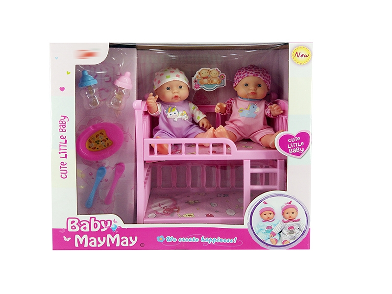 24CM BLOW MOLD BODY DOLL W/ 6 SOUNDS IC 3ASST & W/ACCESSORIES - HP1135266