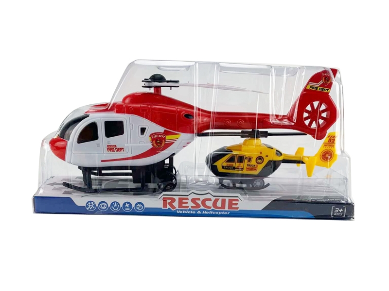 PULL BACK HELICOPTE 2PCS - HP1135770