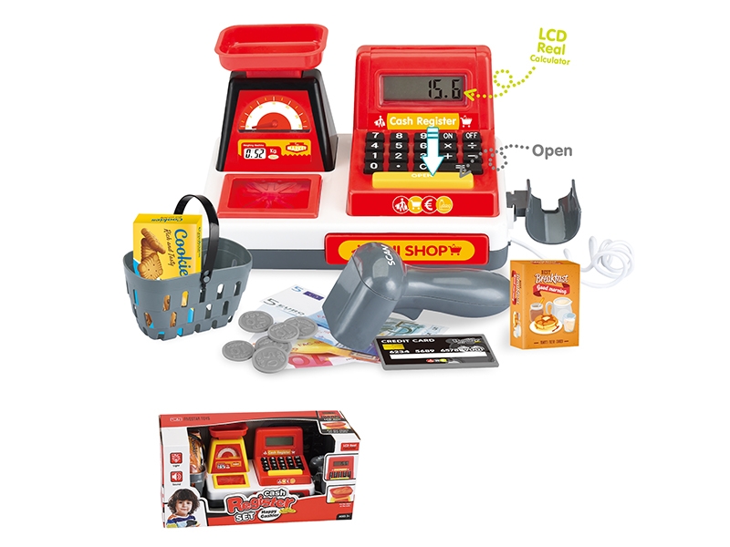 CASH REGISTER W/CALCULATE & LIGHT & MUSIC - HP1136669