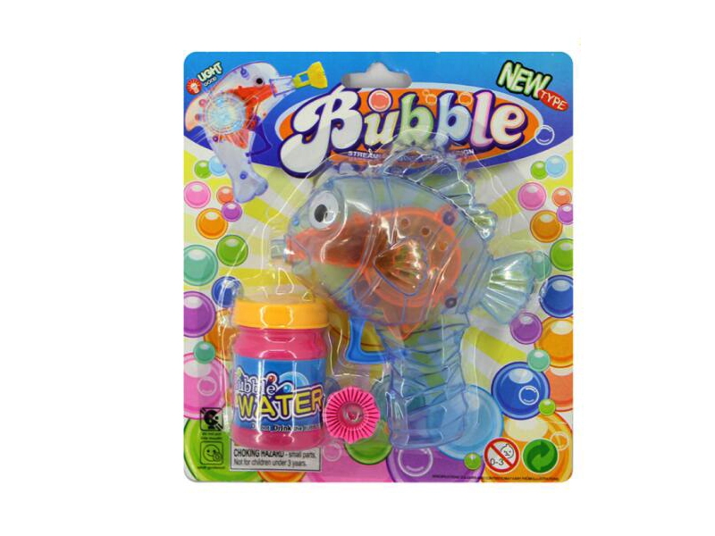 FRICTION BUBBLE GUN W/LIGHT - HP1136909