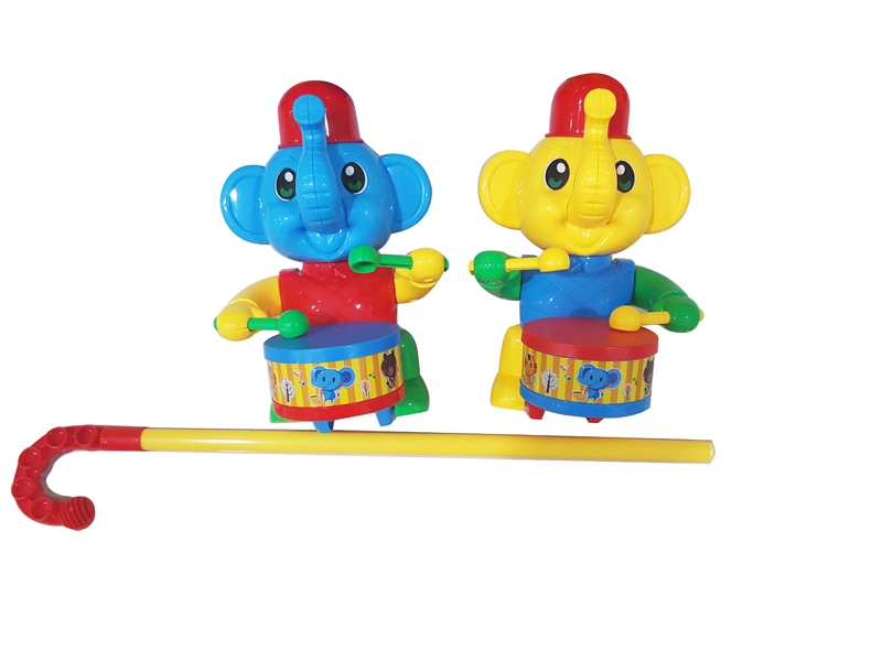 PUSH & PULL BEAT A DRUM ELEPHANT - HP1137016