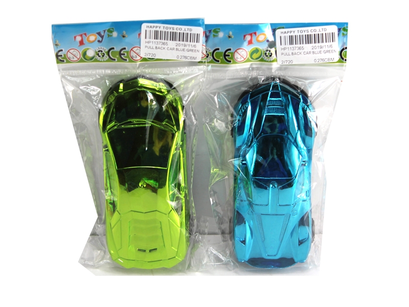 PULL BACK CAR BLUE/GREEN - HP1137365