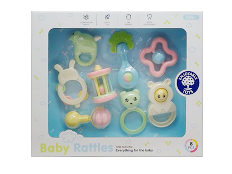 BABY RATTLE SET 8PCS - HP1137439