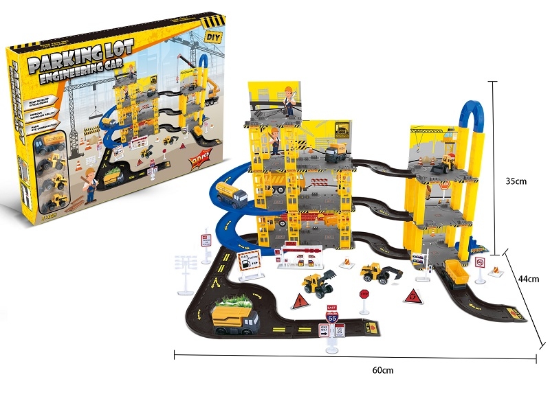 PARKING LOTS 90PCS W/4PCS FREE WAY CAR - HP1137446