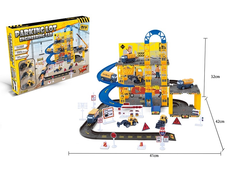 PARKING LOTS 58PCS W/3PCS FREE WAY CAR - HP1137447