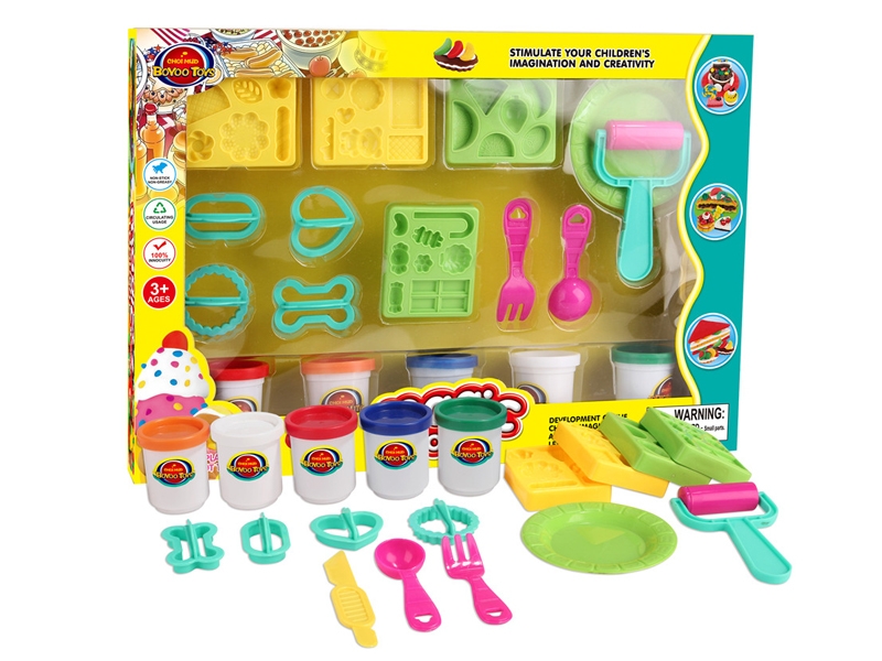 PLAY DOUGH SET(5*60G） - HP1138038