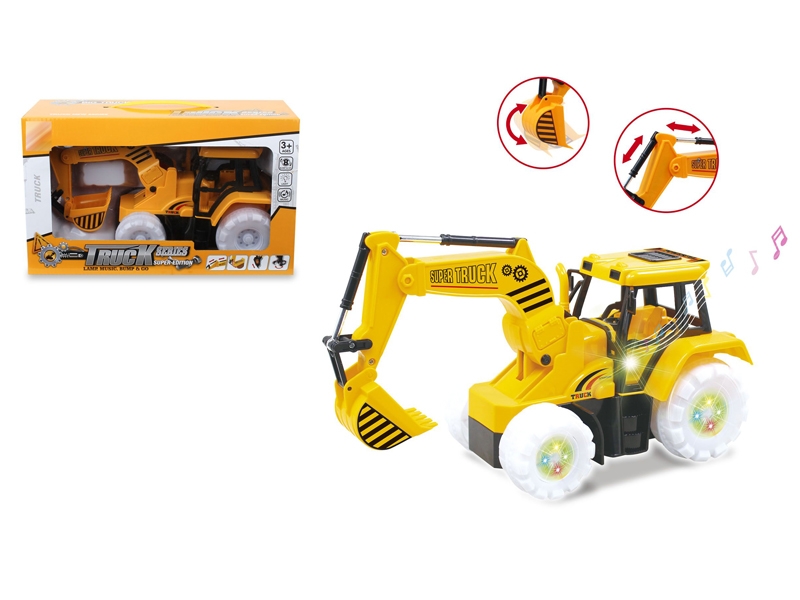 B/O BUMP AND GO CONSTRUCTION CAR W/LIGHT & MUSIC - HP1138095