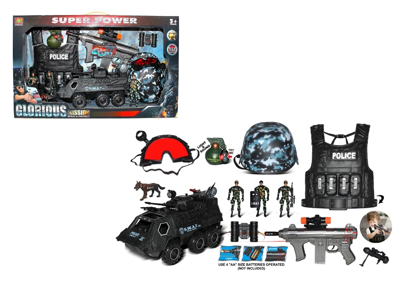 POLICE SET W/LIGHT & SOUND - HP1138317