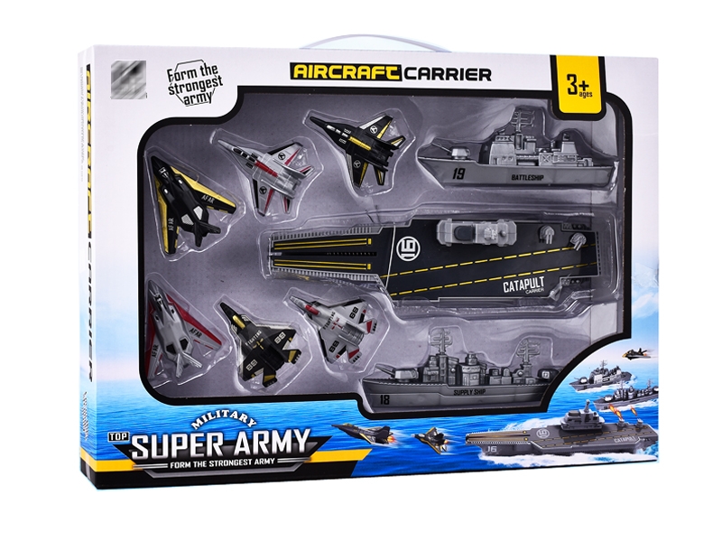 PRESS & GO AIRCRAFT CARRIER W/6 PLANES - HP1138502