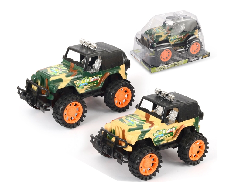 FRICTION CAR, DESERT YELLOW/ARMY GREEN - HP1138737