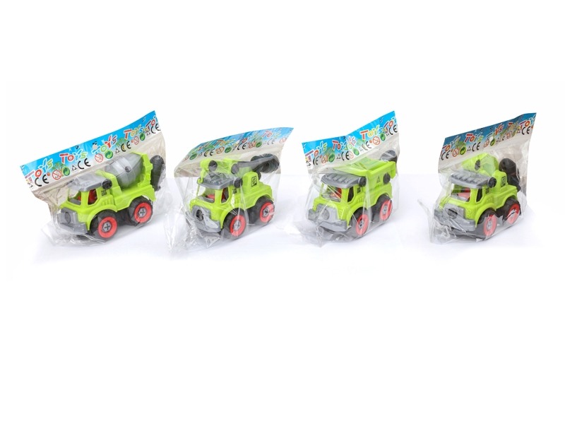 ASSEMBLE FREE WAY CONSTRUCTION CAR 4 ASST. - HP1139234