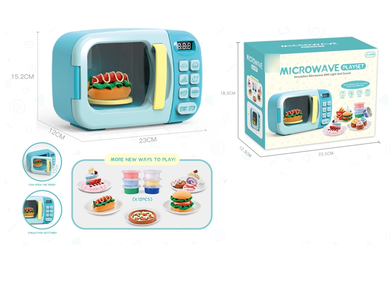 B/O MICROWAVE OVEN W/PLAY DOUGH - HP1139590