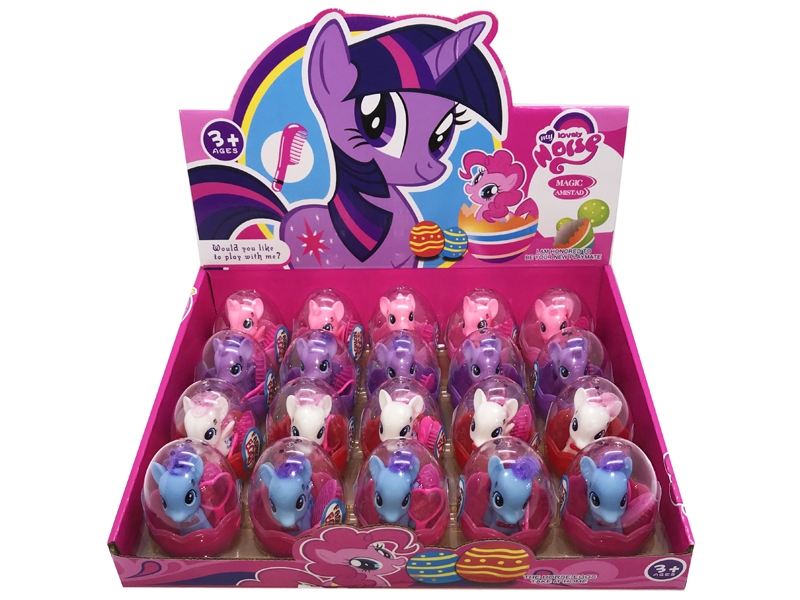 VINYL HORSE W/ACCESSORIES,20PCS/DISPLAY BOX - HP1139748