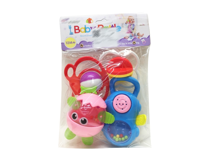 BABY RATTLE 4PCS - HP1140305