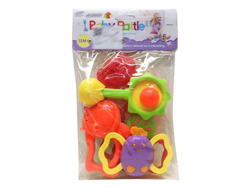 BABY RATTLE 5PCS - HP1140307