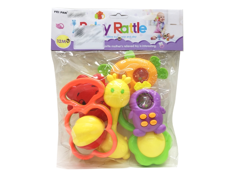 BABY RATTLE 6PCS - HP1140308