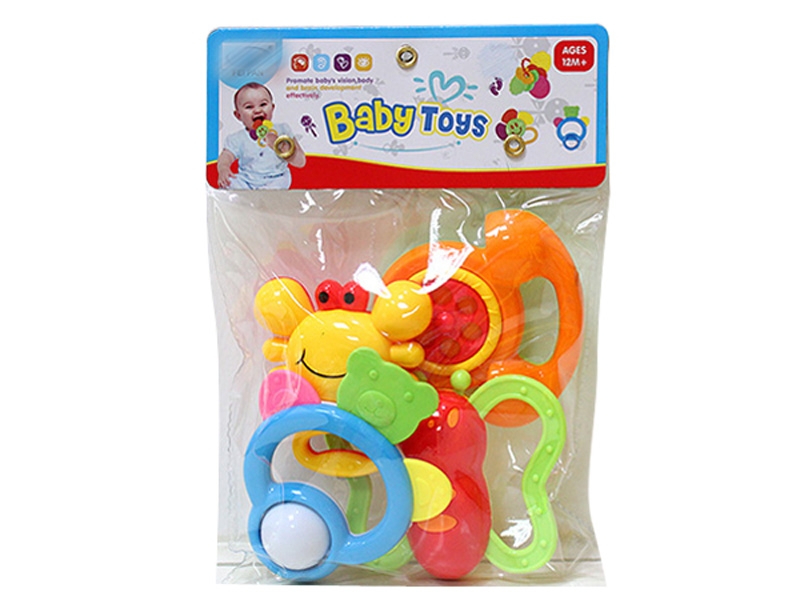 BABY RATTLE 4PCS - HP1140315