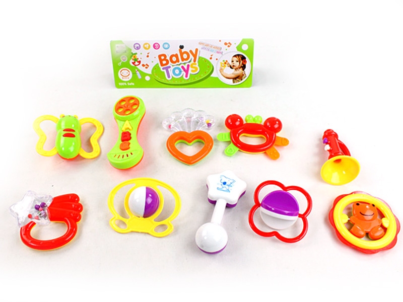 BABY RATTLE 10PCS - HP1140319