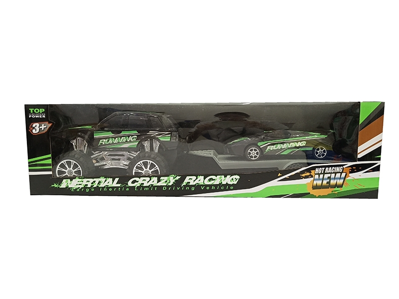 FRICTION CAR,YELLOW/GREEN - HP1140546