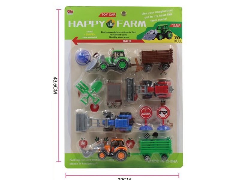 PULL BACK FARM SET,2ASST - HP1140575