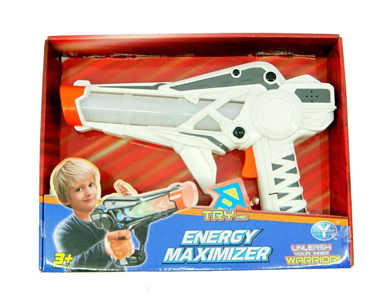B/O FLASH GUN W/LIGHT & MUSIC,RED/BLUE/ORANGE - HP1140662