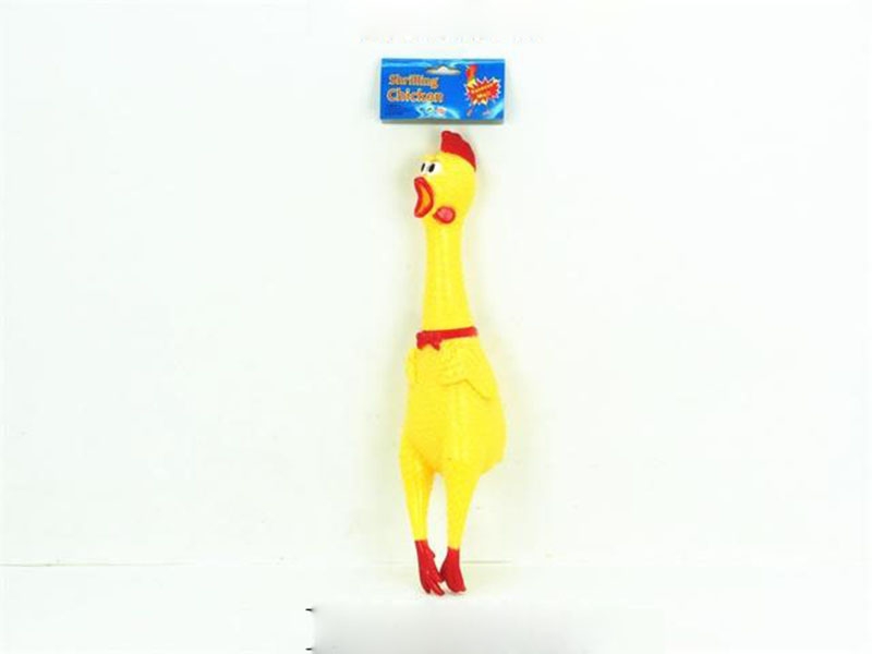 VINYL SCREECH CHICKEN TOYS - HP1140803