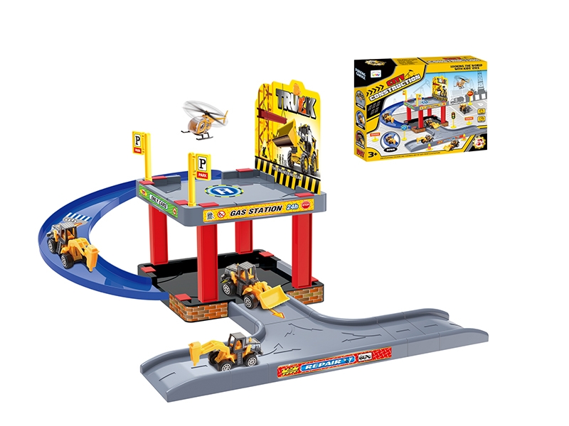 PARKING LOT W/FREE WAY CAR 1PCS & 1 PLANE - HP1140860