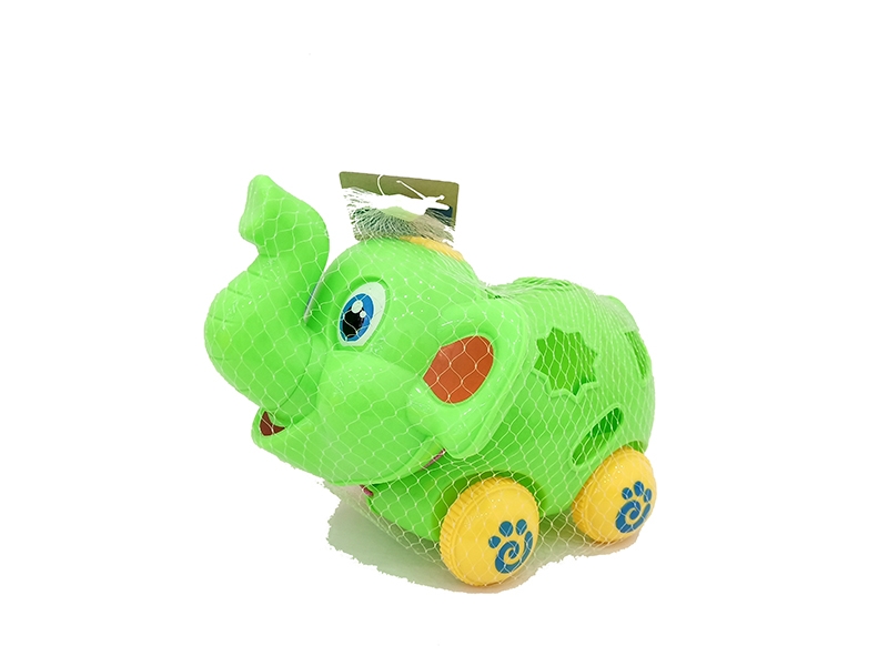 PULL INTELLIGENCE ELEPHANT,YELLOW/GREEN - HP1140903