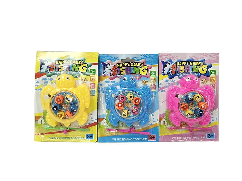 WIND UP FISHING GAME,YELLOW/BLUE/PINK - HP1140917